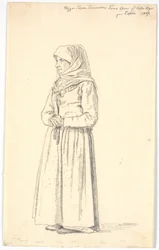 La moglie del capitano Anne Sørensen di Vesterby a Læsø