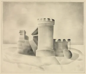 Rovine al chiaro di luna, 1840