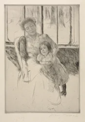 Nella serra, c. 1901