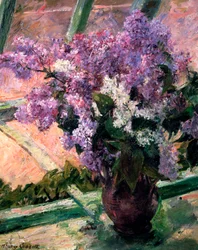 Lillà in una finestra, c1880