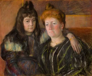 Madame Gaillard e sua figlia Marie-Thérèse