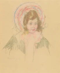 Sara con cappello e cappotto, c. 1904-1906