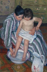 Il bagno del bambino, 1893.