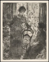 La visita, c.1881