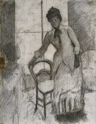 Il visitatore recto, c. 1881