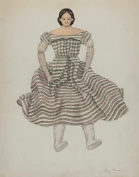 Bambola e costume, c. 1937