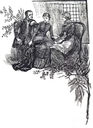Genitori con la loro figlia cieca