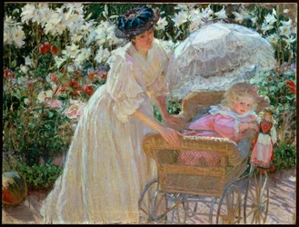 Rosa e gigli (dipinto su tela)