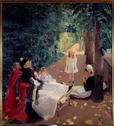 Pisolino nel parco