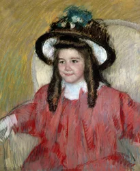 Anne Marie Durand Ruel (Ritratto di Anne-Marie Durand-Ruel). Dipinto di Mary Cassatt (1845-1926). Collezione privata