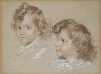Teste di bambini