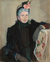 Ritratto di anziana signora, 1887 circa (olio su tela)