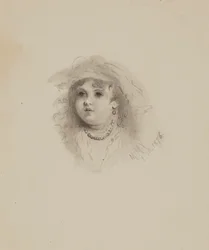 Testa di bambino senza titolo, 1876