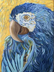 Ara blu brillante