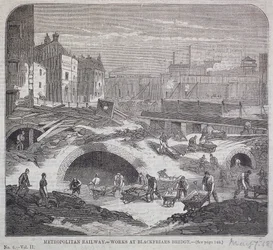 Ponte di Blackfriars, Londra, 1863