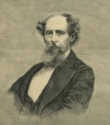 Charles Dickens, per Harpers Weekly