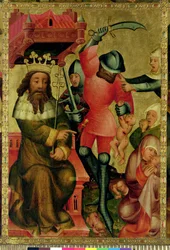 La strage degli innocenti, particolare della pala d