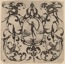 Ornamento con grottesco