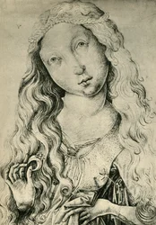 Ritratto di una donna con anello, Santa Caterina, 1450-1470, 1943