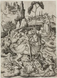 San Giorgio con il nido della cicogna