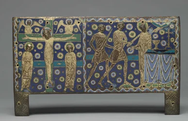 Placca da una chasse per le reliquie di San Tommaso Becket, 1220-1225