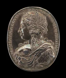 Sofia Amelia, moglie di Federico III (retro)