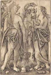 Marte e Venere (Mercurio e Venere?)