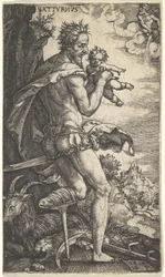 Saturno da The Gods Who Preside Over the Planets, 1525