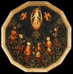 Il trionfo di Venere, venerata da sei amanti leggendari, prima metà del XV secolo ...