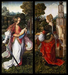 Le sante Caterina e Barbara