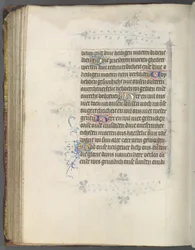 Libro delle Ore (uso di Utrecht): fol. 174v, Testo