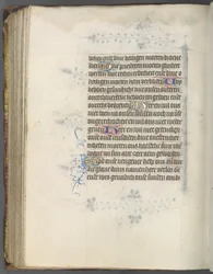 Libro delle Ore Uso di Utrecht: fol. 174v, Testo, c. 1460-1465