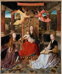 Incoronazione della Madonna in trono con santa Caterina d
