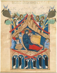 La Natività con sei monaci domenicani