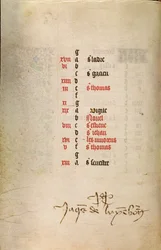 Pagina del calendario di dicembre continua