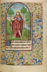 San Giovanni Battista che indica l