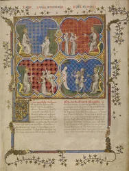 Salomone insegna a Roboamo; Il giudizio di Salomone; Salomone mette alla prova la legittimità dei tre fratelli