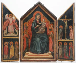 Madonna in trono con il Bambino e le sante Lucia, Margherita, Maria Maddalena e Caterina d