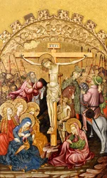 La crocifissione, XV secolo