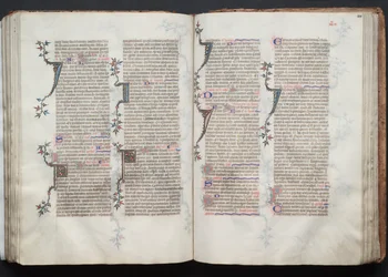 Il Messale di Gotha: Fol. 101r, Testo, c. 1375