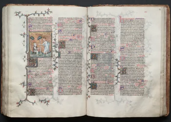 Il Messale di Gotha: Fol. 116v, Santa Maria Maddalena in ginocchio, c. 1375
