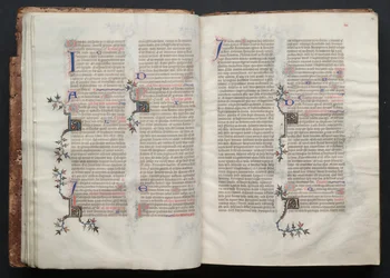 Il Messale di Gotha: Fol. 13v, Testo, c. 1375