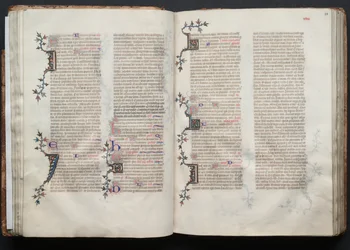 Il Messale di Gotha: Fol. 38r, Testo, c. 1375