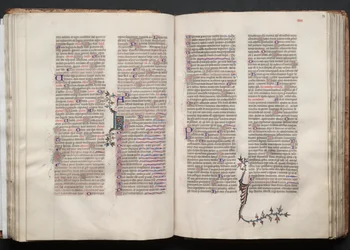 Il Messale di Gotha: Fol. 53v, Testo, c. 1375