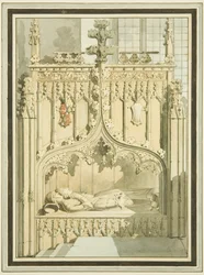 Effigi di Sir Maurice Berkeley e moglie, in St Mark
