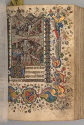 Ore di Carlo il Nobile, Re di Navarra 1361-1425: fol. 101r, Testo, c. 1405