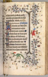 Ore di Carlo il Nobile, Re di Navarra 1361-1425: fol. 186r, Testo, c. 1405