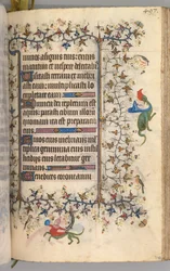 Ore di Carlo il Nobile, Re di Navarra 1361-1425: fol. 243r, Testo