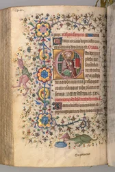 Ore di Carlo il Nobile, Re di Navarra 1361-1425: fol. 266v, San Giacomo, c. 1405