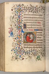 Ore di Carlo il Nobile, Re di Navarra 1361-1425, fol. 276v, San Dionigi
